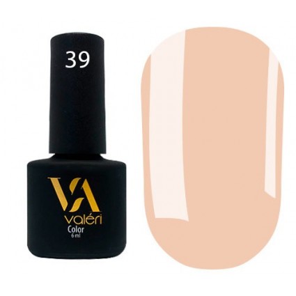 Гель-лак Vaлерi Color 039 пастельний персиковий 6 мл