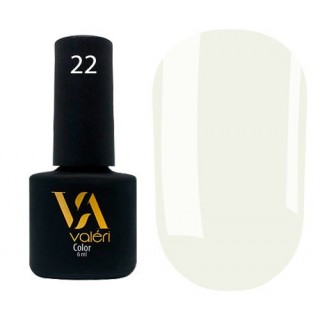Гель-лак Valeri Color 022 Біло-сірий 6 мл