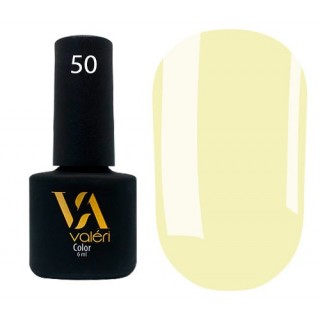 Гель-лак Valeri Color 050 Світло-жовтий 6 мл