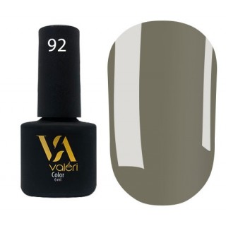 Гель-лак Vaлерi Color 092 Темно-сірий 6 мл