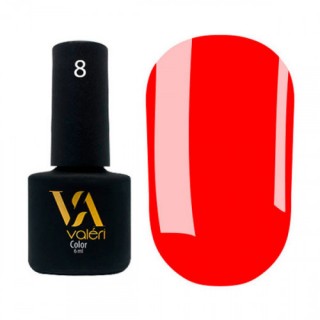 Гель-лак Valeri Color 008 неоновий червоний 6 мл