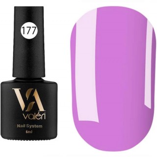 Гель-лак Valeri Gel Polish Color 177 бузковий 6 мл