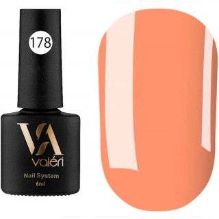 Гель-лак Valeri Gel Polish Color №178 Помаранчевий 6 мл