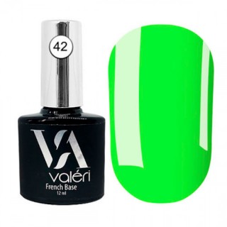 Камуфляжна база для нігтів Valeri Neon Base 42 салатовий 12 мл