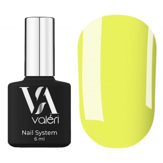 Камуфляжна база для нігтів Valeri Neon Base 41 лаймовий 6 мл