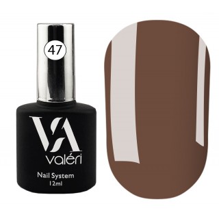 Камуфляжна база для нігтів Vaлерi Color Base 47 коричневий 12 мл
