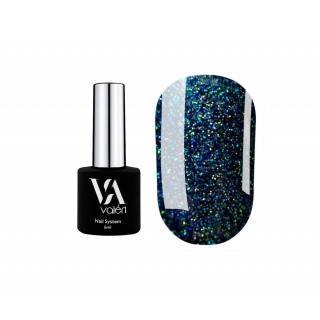 Топ без липкого шару із сріблястим мікроблиском Valeri Top GALAXY Flash 6 мл