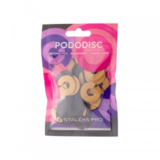 Змінні файли-кільце для педикюрного диска Pododisc Staleks Pro L 100 грит 50 шт