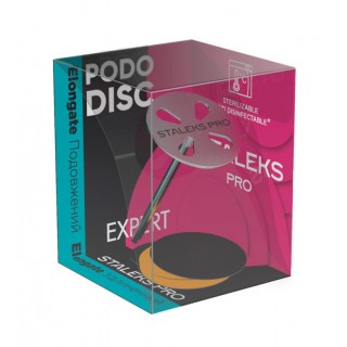 Педикюрный диск Staleks PRO Pododisc M подовжений зі змінним файлом 180 грит 5 шт