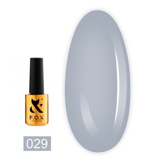 Гель-лак F.O.X gel-polish gold Masha Efrosinina 029 сіро-блакитний 7 мл