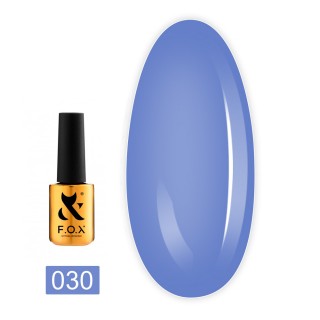 Гель-лак F.O.X gel-polish gold Masha Efrosinina 030 синій індиго 7 мл