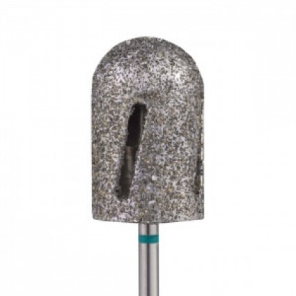 Фреза алмазна Nil Drill Twister для педикюра 488 013 діаметр 13 мм, зелена Фреза алмазна Nil Drill Twister для педикюра 488 013 діаметр 13 мм, зелена