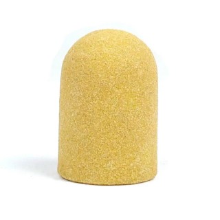 Ковпачок Nail Drill жовтий діаметр 16 мм абразивність 240 гритів