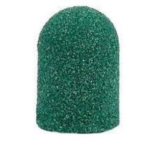Ковпачок зелений Nail Drill діаметр 13 мм абразивність 80 грит