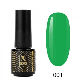 Гель-лак F. O. X DOUBLEMINT 001 Соковитий зелений 5 мл