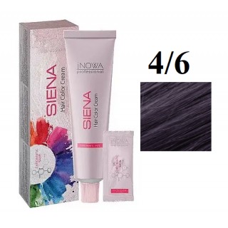 Крем-фарба для волосся jNOWA Professional Siena Chromatic Save 4/6 Божоле 90 мл
