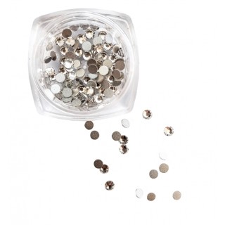 Стрази для декорування нігтів колір рожевий №3 100 шт.пач.