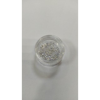 Стрази для декорування нігтів Прозорий 100 шт.пач.