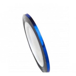 Стрічка для дизайну нігтів Синя 2 мм