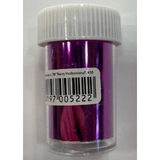 Декор манікюрний фольга перекладна SET NAIVY Professional Малинова No30