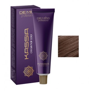 Стійка крем-фарба для волосся DeMira Professional Kassia 7/75 Русий коричнево-червоний 90 мл