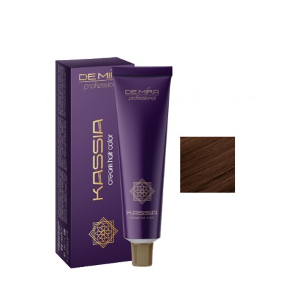 Стійка крем-фарба для волосся DeMira Professional Kassia 5/75 Світлий коричнево-червоний шатен 90 мл Стійка крем-фарба для волосся DeMira Professional Kassia 5/75 Світлий коричнево-червоний шатен 90 мл