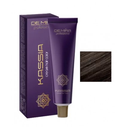 Стійка крем-фарба для волосся DeMira Professional Kassia 4/0 Шатен 90 мл Стійка крем-фарба для волосся DeMira Professional Kassia 4/0 Шатен 90 мл