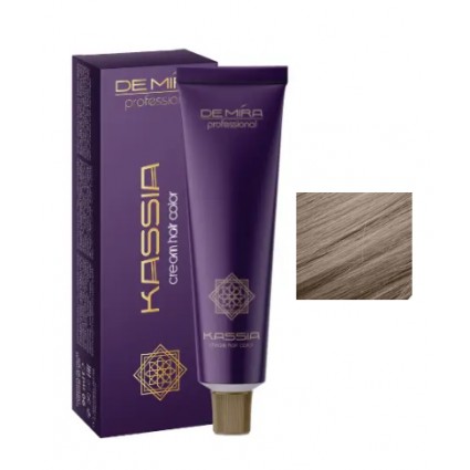 Стійка крем-фарба для волосся DeMira Professional Kassia 9/1 Попелястий блонд 90 мл