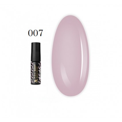 Гель-лак F.O.X. Shot Spectrum Gel Vinyl 007 блідо-рожевий 5 мл