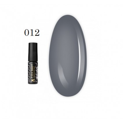 Гель-лак F.O.X. Shot Spectrum Gel Vinyl 012 темно-сірий 5 мл