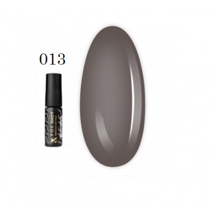 Гель-лак F.O.X. Shot Spectrum Gel Vinyl 013 червоно-коричневий 5 мл