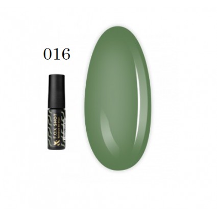 Гель-лак F.O.X. Shot Spectrum Gel Vinyl 016 лісовий зелений 5 мл