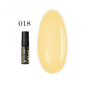 Гель-лак F.O.X. Shot Spectrum Gel Vinyl 018 жовтий 5 мл