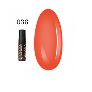 Гель-лак F.O.X. Shot Spectrum Gel Vinyl 036 кораловий 5 мл