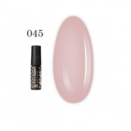 Гель-лак F.O.X. Shot Spectrum Gel Vinyl 045 вишуканий рожевий беж 5 мл