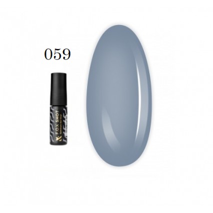 Гель-лак F.O.X. Shot Spectrum Gel Vinyl 059 сіро-блакитний 5 мл