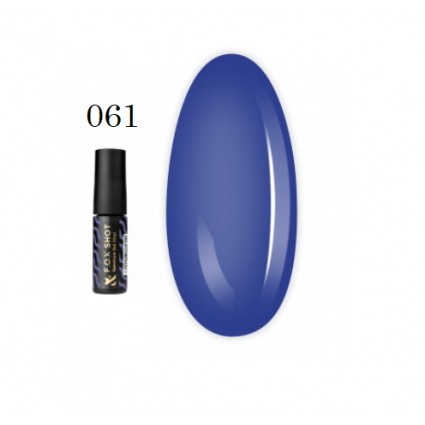 Гель-лак F.O.X. Shot Spectrum Gel Vinyl 061 синій 5 мл