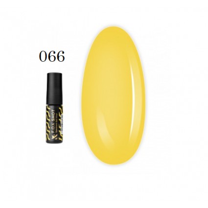Гель-лак F.O.X. Shot Spectrum Gel Vinyl 066 лимонно-жовтий 5 мл