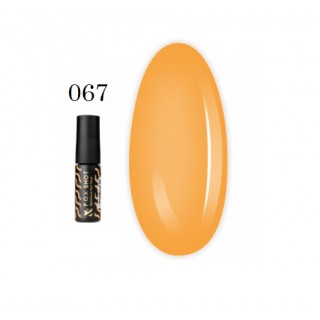 Гель-лак F.O.X. Shot Spectrum Gel Vinyl 067 теплий жовтий 5 мл