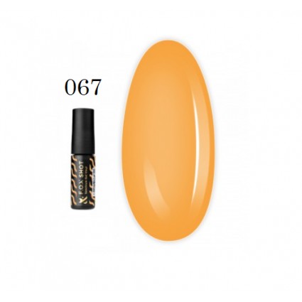 Гель-лак F.O.X. Shot Spectrum Gel Vinyl 067 теплий жовтий 5 мл