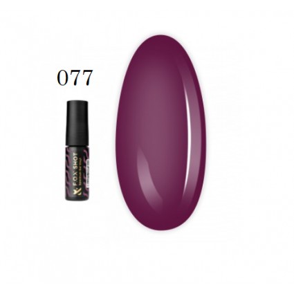 Гель-лак F.O.X Shot Spectrum Gel Vinyl сливово-рожевий 077 5 мл