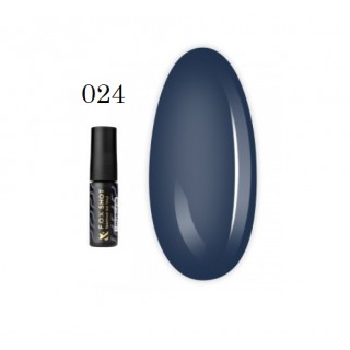 Гель-лак F.O.X. Shot Spectrum Gel Vinyl 024 темно-синій 5 мл