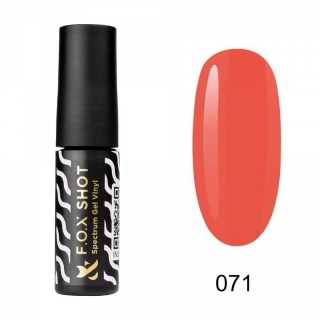 Гель-лак F.O.X. Shot Spectrum Gel Vinyl 071 кораловий 5 мл