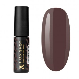 Гель-лак F.O.X. Shot Spectrum Gel Vinyl 092 коричневий 5 мл