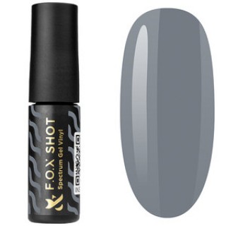Гель-лак F.O.X. Shot Spectrum Gel Vinyl 101 сірий із блакитним 5 мл