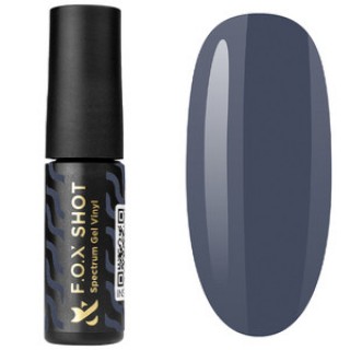 Гель-лак F.O.X. Shot Spectrum Gel Vinyl 102 приглушений синій 5 мл