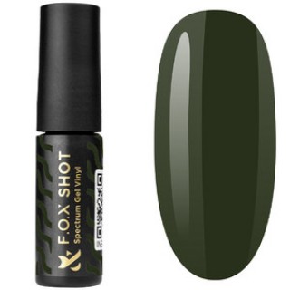 Гель-лак F.O.X. Shot Spectrum Gel Vinyl 106 темний болотно-зелений 5 мл